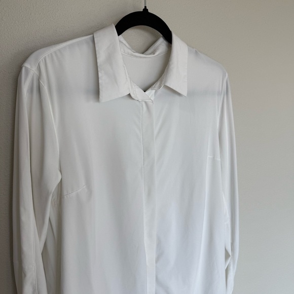 Lululemon In the Moment Shirt White Athleisure Casual Women’s Size 8 - Picture 5 of 16